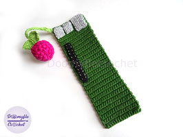 Bookmark Raspberry Pi computer card in crocheted cotton