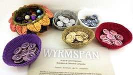 Set of cotton bowls for board game tokens of your choice or on request