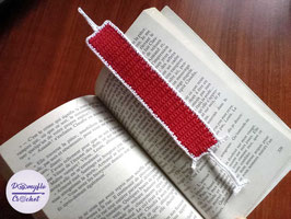 Bookmark blood sample syringe crochet handmade