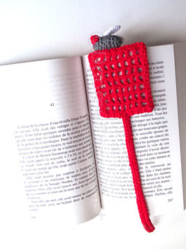 Bookmark cotton crochet fly swatter