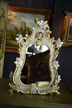 Krásne stolné Baroko zrkadlo 41 x 60cm