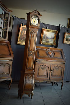 Nádherné stojace hodiny Chippendale