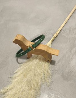 Markenhalsband, handvernäht