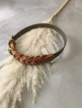 Halsband Schnalle Biothane x Leder