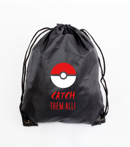 Pokémon Go Turnbeutel, Gym Bag, Beuteltasche, Hipster Rucksack,  Motiv 1