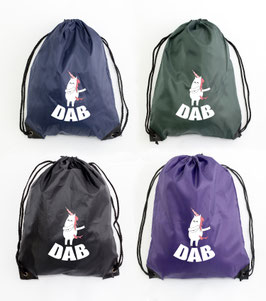DAB Einhorn Turnbeutel, Gym Bag, Beuteltasche, Hipster Rucksack,  Motiv 1