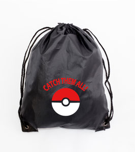 Pokémon Go Turnbeutel, Gym Bag, Hipster Rucksack Motiv 2