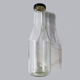 Glasflasche für Säfte, Sirup und Saucen