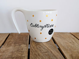 Handbemalte Tasse „Lieblingstasse“ – weil du einfach die Beste bist