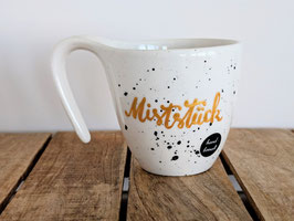 Handbemalte Tasse „Miststück“ – frech. laut. schamlos.