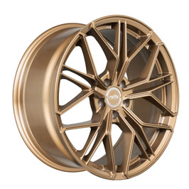 Komplettradsatz Raffa Wheels RF-02 Bronze Matt 8,5x19 ET45 LK 5x112 mit Continental SP7 in 225/35R19 inkl. Montage & Feinwuchten / Abnahme nach §19.3