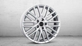 Komplettradsatz aus Borbet BS5 in Silber 17 Zoll mit Pirelli Powergy in 225/45R17 und Montage