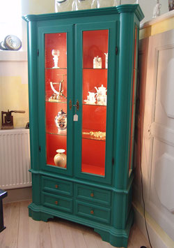 Vitrine, neu gestaltet