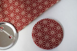 IROIRO Brooch ASANOHA Red