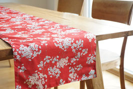 YASUO - Table runner Asanoha Navy / Yozakura Red