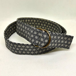MACHI Belt Asanoha Dunkel navy