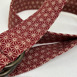 MACHI Belt Asanoha Red