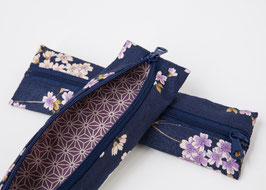 Pencil case ENPITSU Yozakura Blue