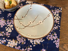 REIKO - Place mat Yozakura blue / Asanoha lilac