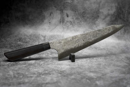 K-Tip Gyuto 90 Lagen Damast in Form geschmiedet (Hainbuche)