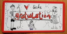Postkarte "Herzliche Gratulation 1"