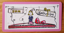 Postkarte "Zum Geburtstsag Geschenk"