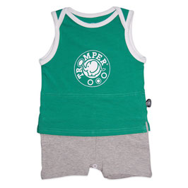 Romper singlet groen Tromper