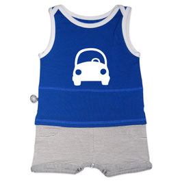 Romper singlet kobalt auto