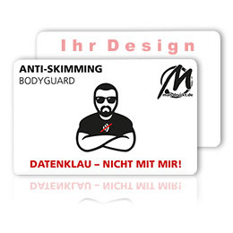 RFID-Blocking Cards mit einseitig individuellem Motiv