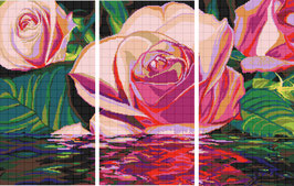 Розы на воде (триптих)