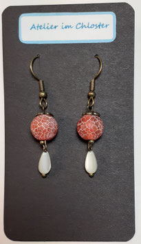 Ohrhänger "Feuerachat"