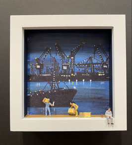 Hafen bei Nacht
