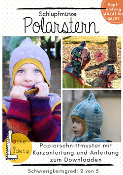 Papierschnittmuster Polarstern KU 40 bis 57cm