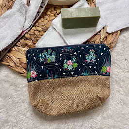 Trousse en toile de jute