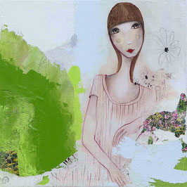 Time of flowers - 40 cm x 40 cm