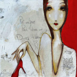 Put on your red shoes - Portrait féminin, tirage d'art édition limitée