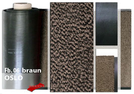 Schmutzfang-Meterware "OSLO"  Fb. 06 - Braun