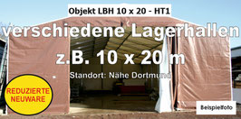 Lagerhalle - Leichtbauhalle 10 x 20 m - Reduzierte Neuware - HT