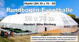Rundbogen Eventhalle 30 x 76 m - EB