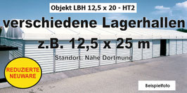 Lagerhalle - Leichtbauhalle 12,5 x 25 m - Reduzierte Neuware - HT