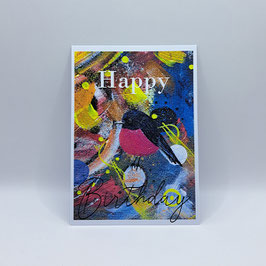 Grusskarte "Happy Birthday"