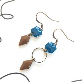 Boucles d'Oreilles Asymétriques YAELLE
