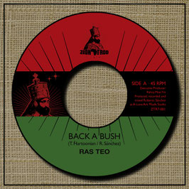 Ras Teo - Back A Bush | 7" Zion Trod