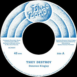 Donovan Kingjay - They Destroy | 7" Blue Zone
