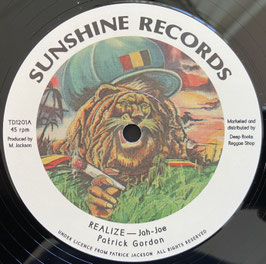 PATRICK GORDON - Realize  | Sunshine 12"