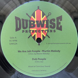 MARTIN MELODY - We Are Jah People | Dubwise 12"