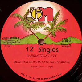 Barrington Levy - Mine Yuh Mouth | 12" Joe Gibbs