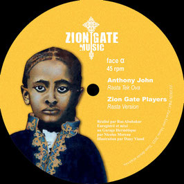 Anthony John - Rasta Tek Ova | 12" Zion Gate