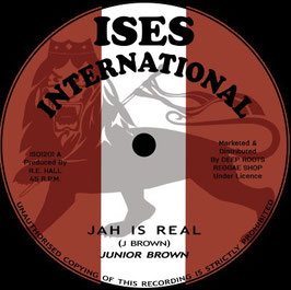Junior Brown - Jah Is Real | 12" Ises Int'l