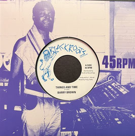 Barry Brown - Things And Time | 7" Black Roots
